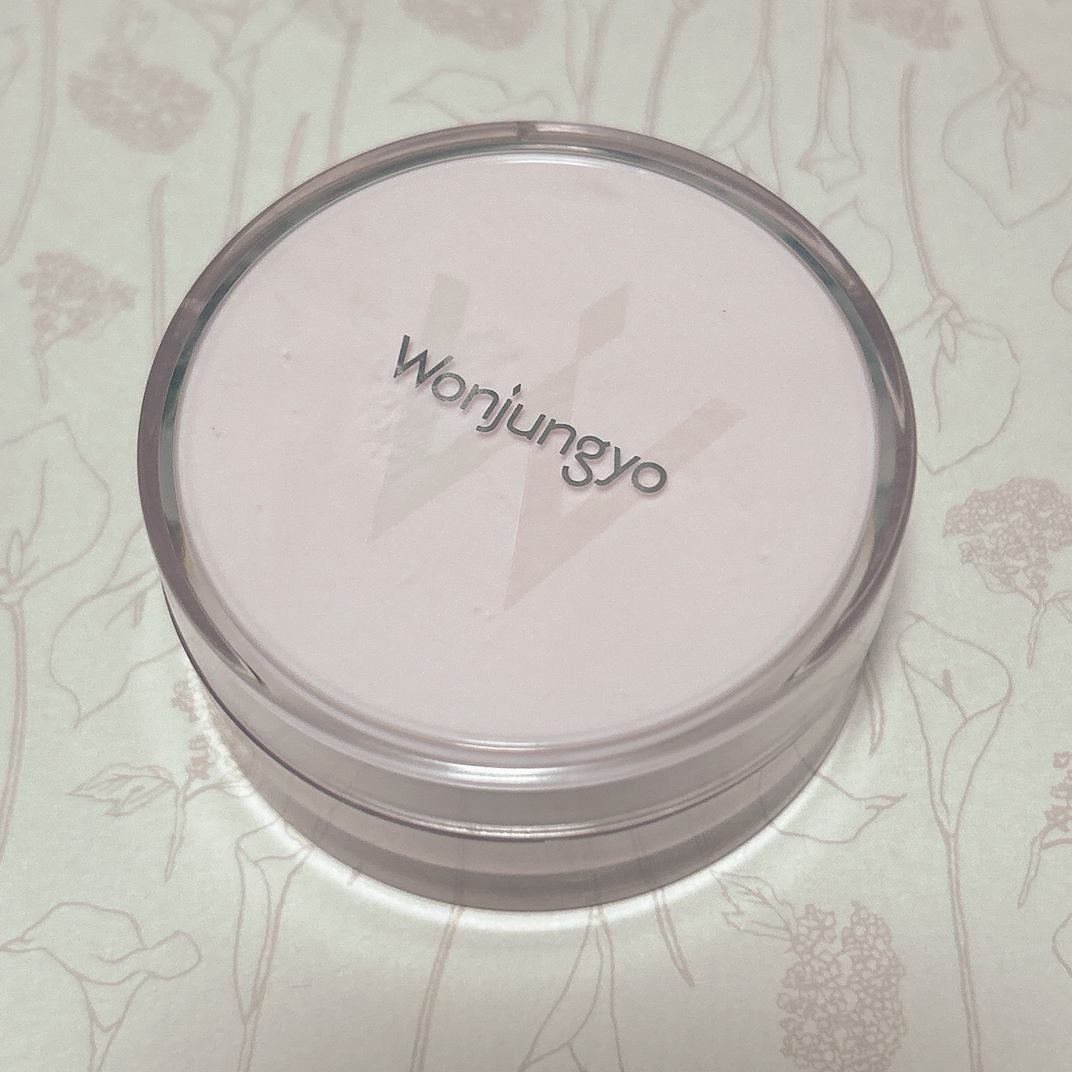 ウォンジョンヨ フィクシングブラーパウダー N 01 プレーンピンク/Wonjungyo/ルースパウダーを使ったクチコミ（1枚目）