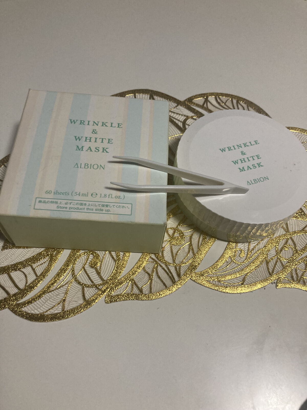  リンクル＆ホワイト マスク/ALBION/シートマスク・パックを使ったクチコミ（1枚目）