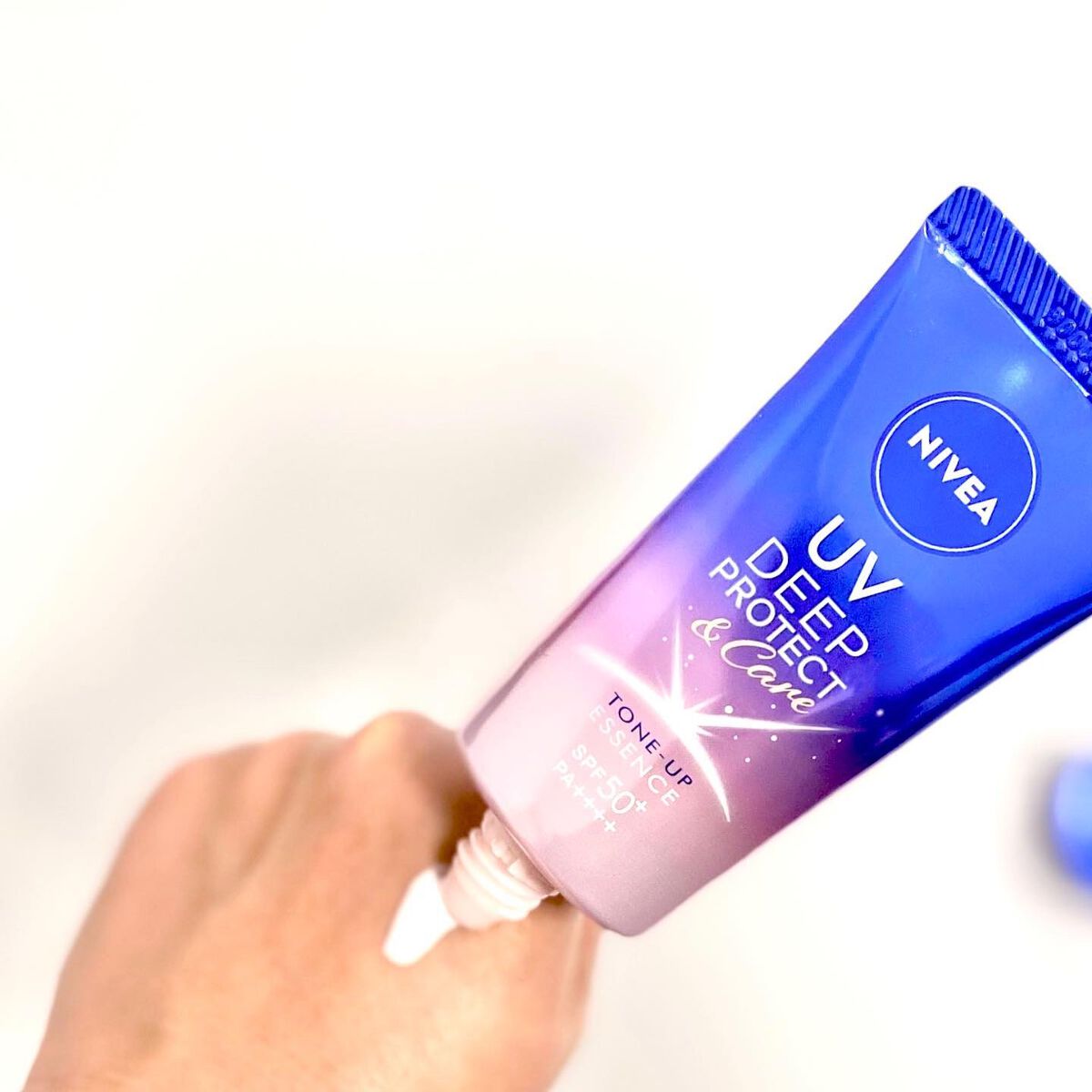 ニベアUV ディープ プロテクト&ケア トーンアップ エッセンス/ニベア/日焼け止めローションを使ったクチコミ(3枚目)