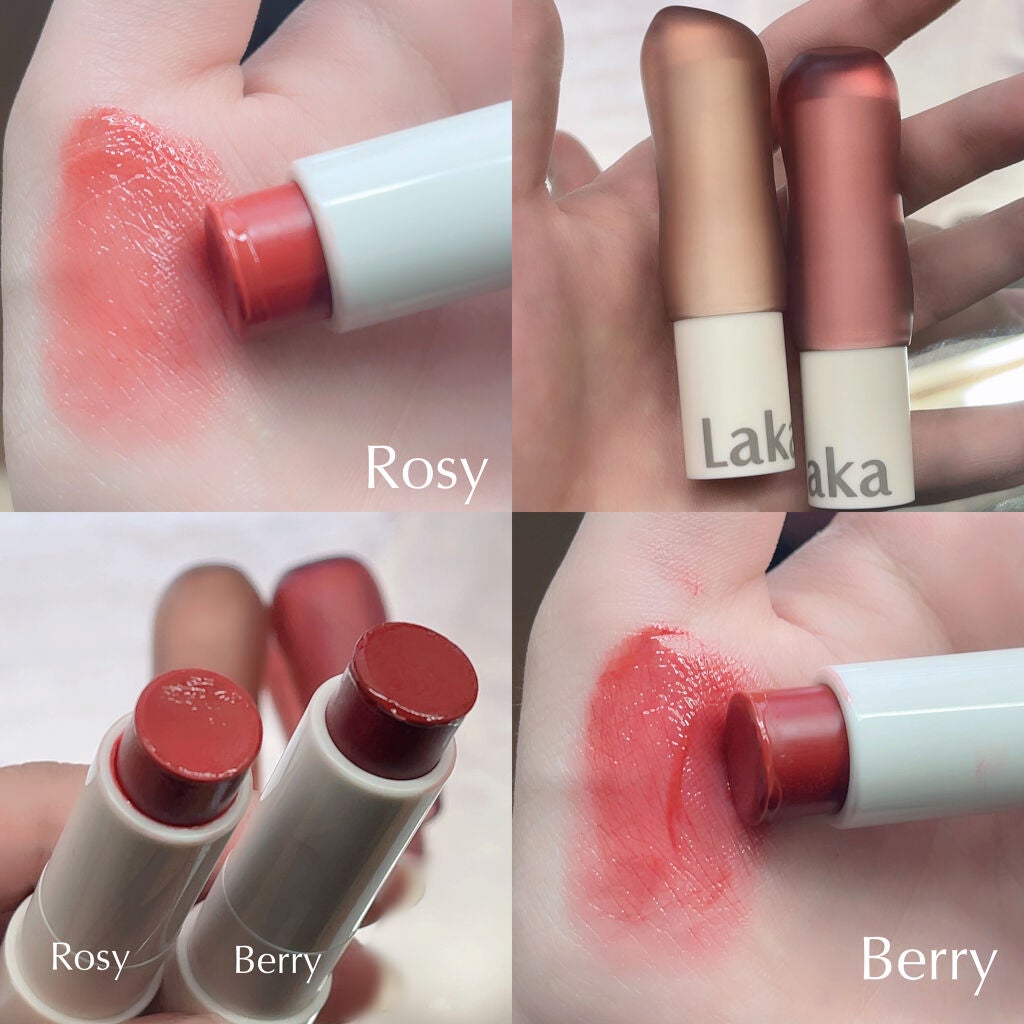 ゅぅ on LIPS 「\パケが天才♡LAKAヴィーガンリップ/LAKAの新作ヴィーガ..」(2枚目)