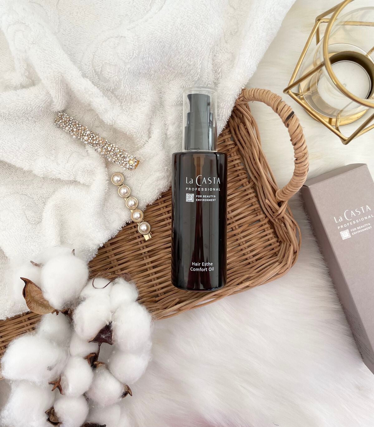 プロフェッショナル ヘアエステ コンフォート オイル /ラ・カスタ プロフェッショナル/ヘアオイルを使ったクチコミ(1枚目)