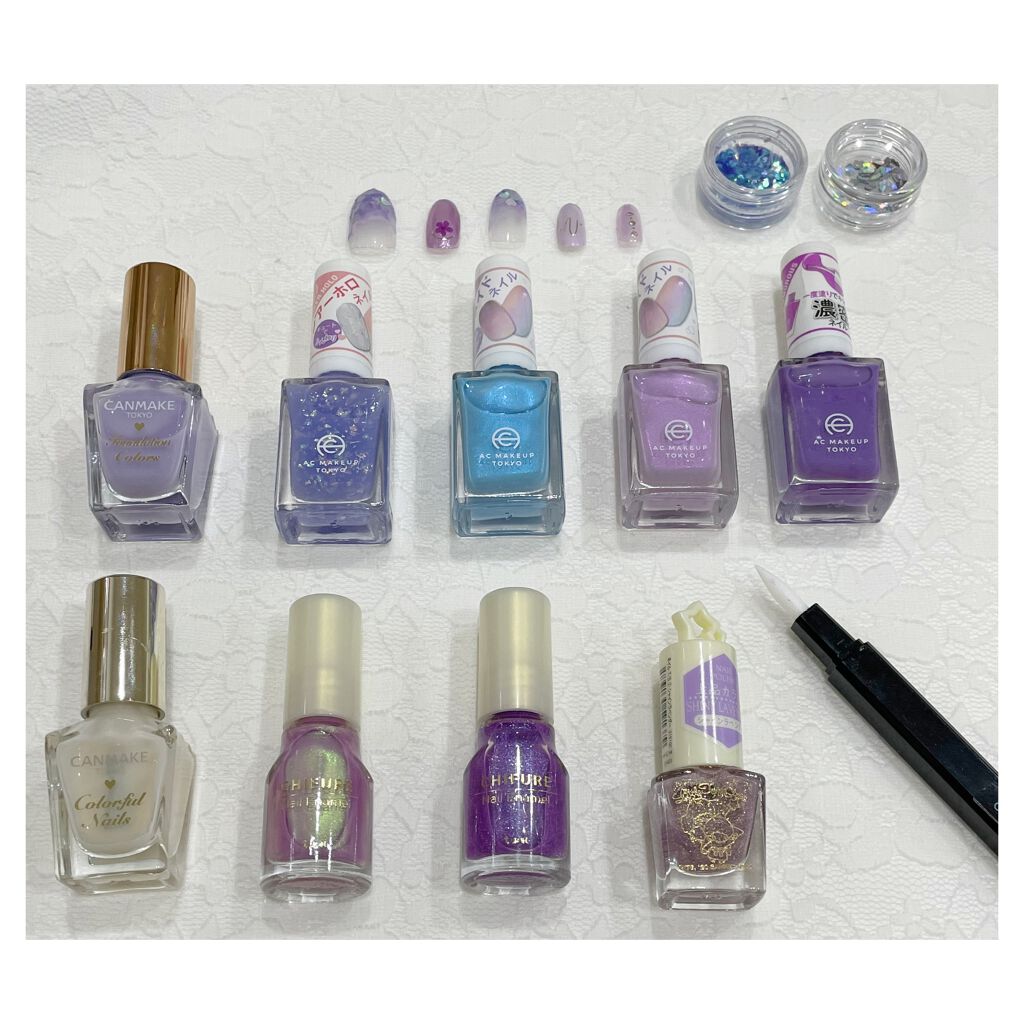 カラフルネイルズ/キャンメイク/マニキュアを使ったクチコミ(2枚目)