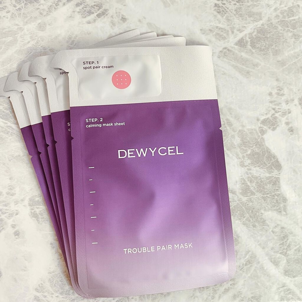 トラブルペアーマスク/DEWYCEL/シートマスク・パックを使ったクチコミ（1枚目）