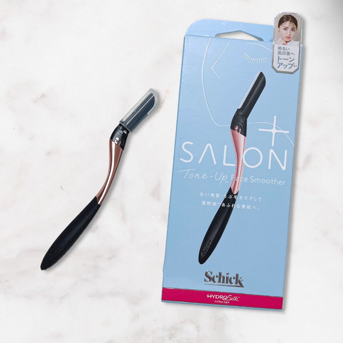 サロンプラス トーンアップ フェイススムーサー ホルダー（刃付き）/サロンプラス/シェーバーを使ったクチコミ（1枚目）