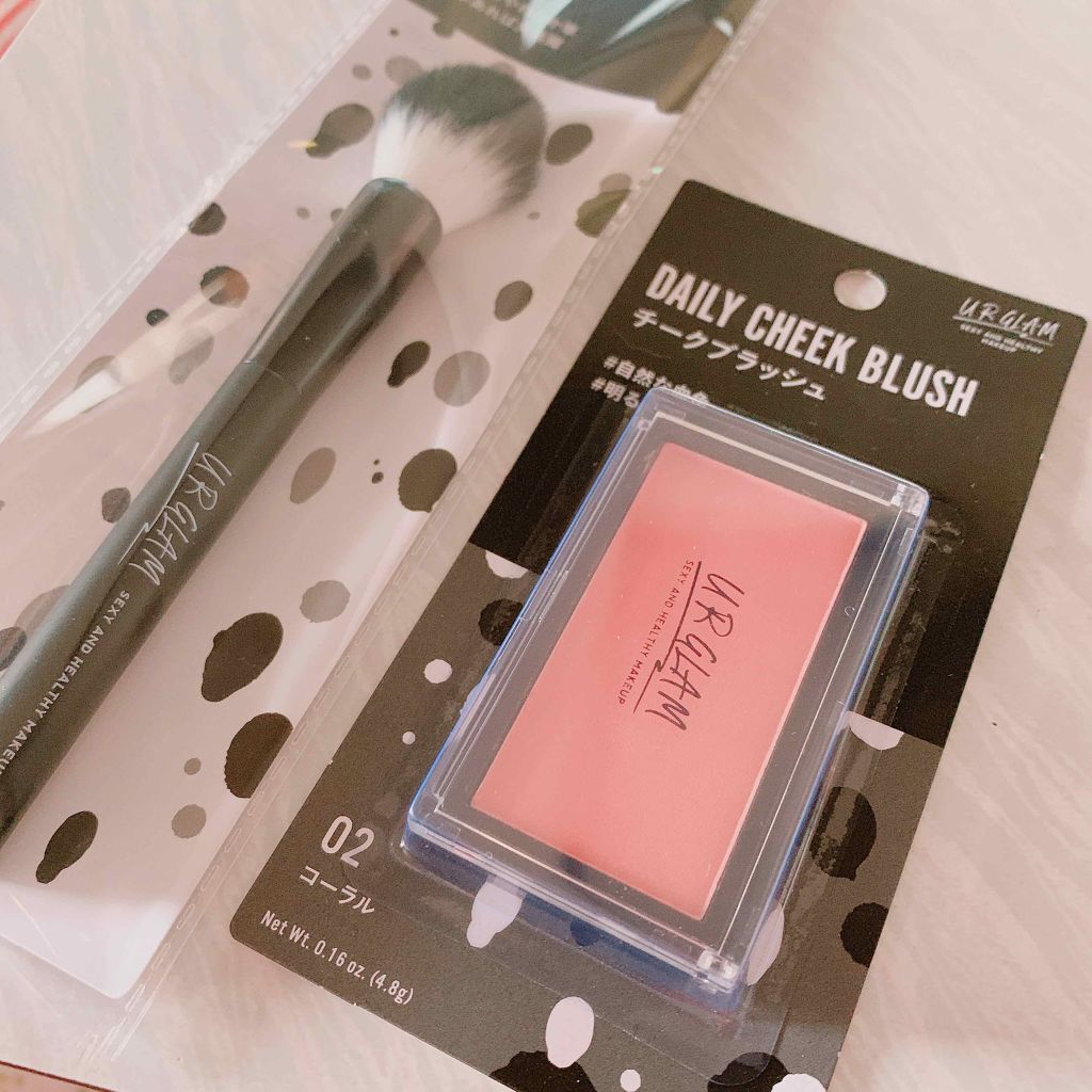 UR GLAM　DAILY CHEEK BLUSH/U R GLAM/パウダーチークを使ったクチコミ（1枚目）