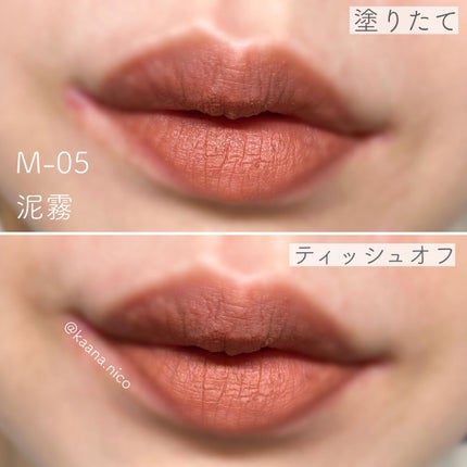 リップモンスター スフレマット/KATE/口紅を使ったクチコミ(4枚目)