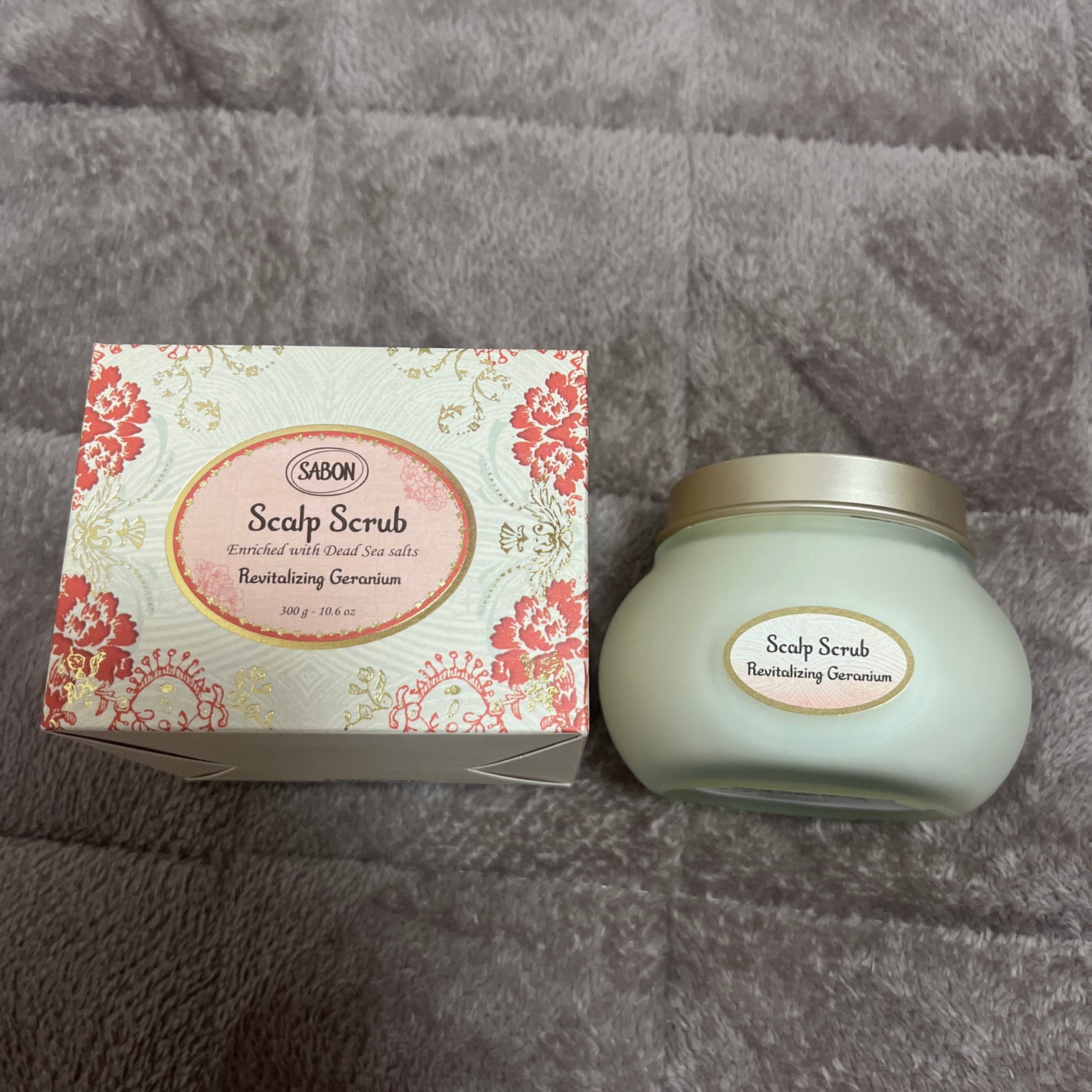ヘッドスクラブ リプレニッシング(ゼラニウム)/SABON/ヘッドスクラブを使ったクチコミ(1枚目)