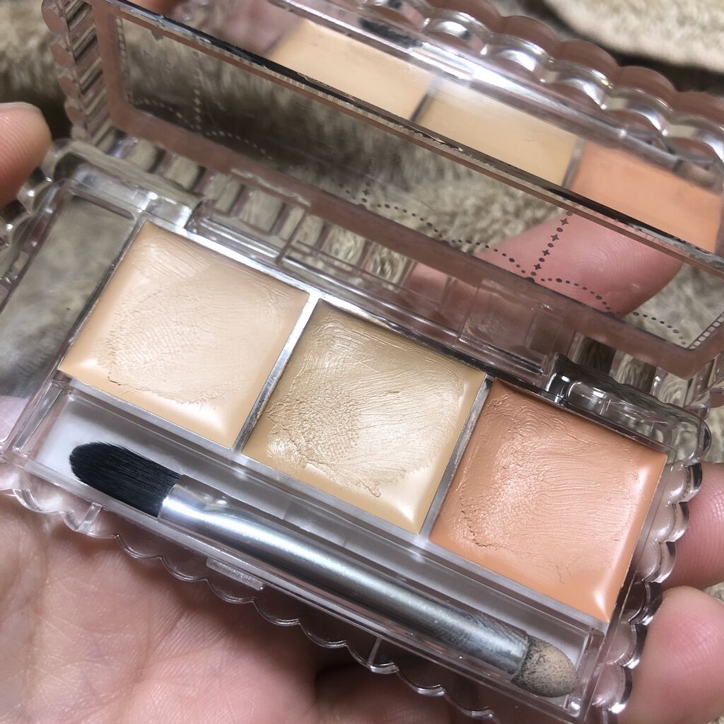 カラーミキシングコンシーラー/キャンメイク/パレットコンシーラーを使ったクチコミ（2枚目）