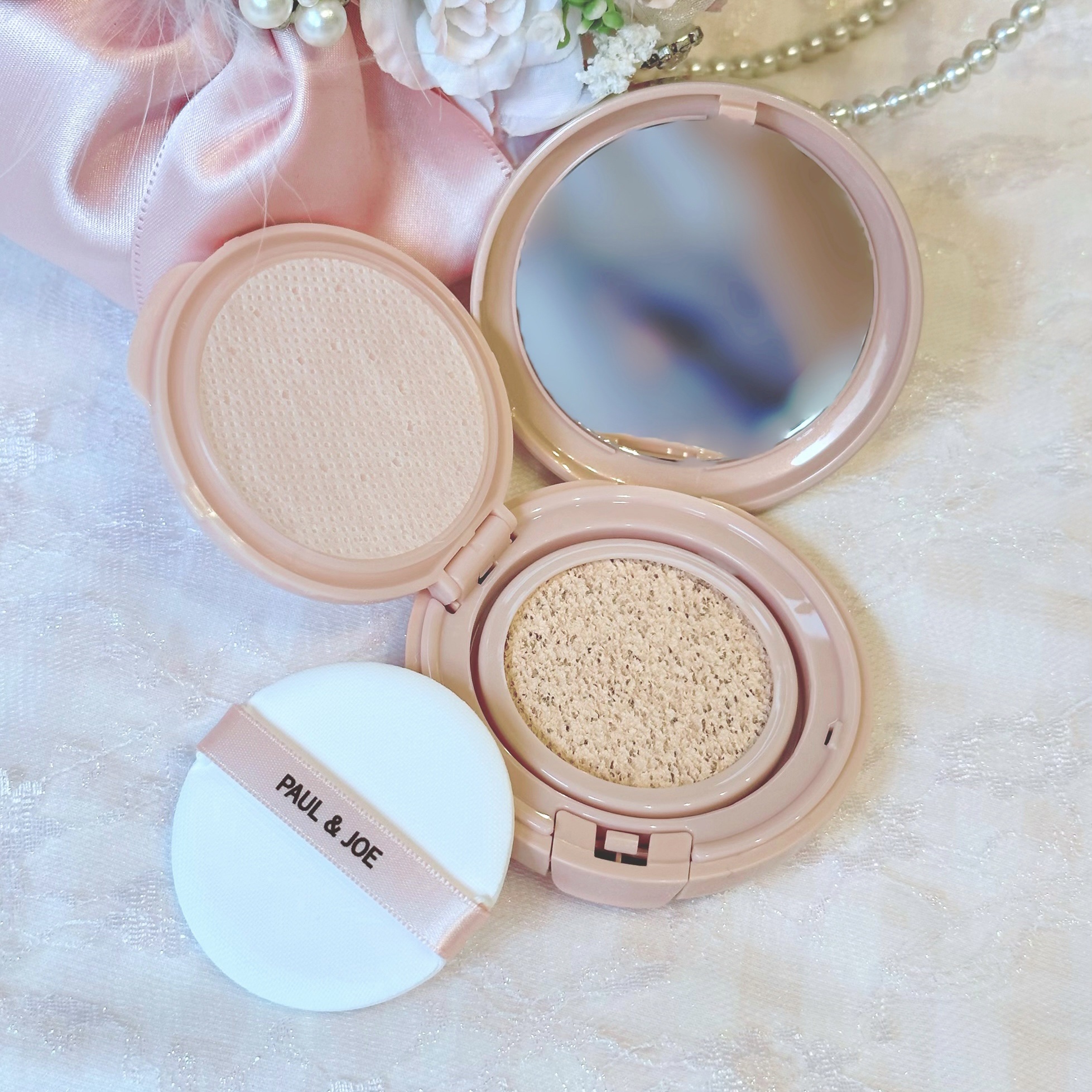 シースルー ヴェール コンパクト/PAUL & JOE BEAUTE/ファンデーションを使ったクチコミ（2枚目）