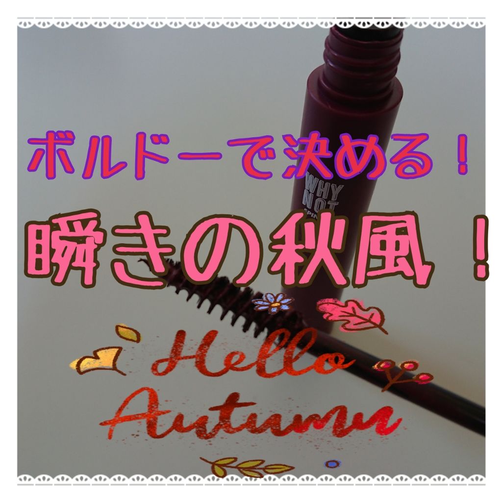 WHY NOT SPINNS マスカラ/DAISO/マスカラを使ったクチコミ(1枚目)