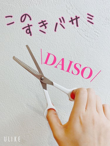 すきバサミ/DAISO/その他スタイリングを使ったクチコミ（1枚目）