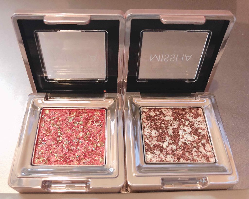 グリッタープリズム シャドウ/MISSHA/グリッターを使ったクチコミ（2枚目）