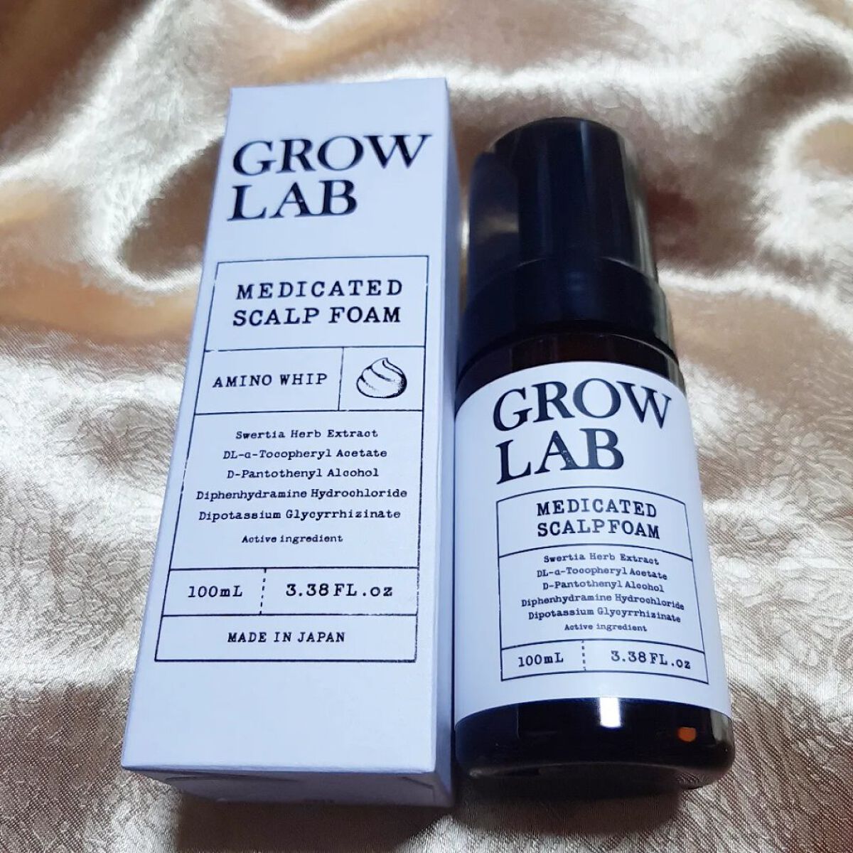 メディケイテッドスカルプフォーム/GROW LAB/頭皮ローションを使ったクチコミ（1枚目）
