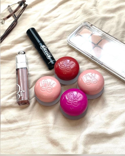 リップアンドチーク ブラーリープリンポット/fwee/口紅を使ったクチコミ(2枚目)