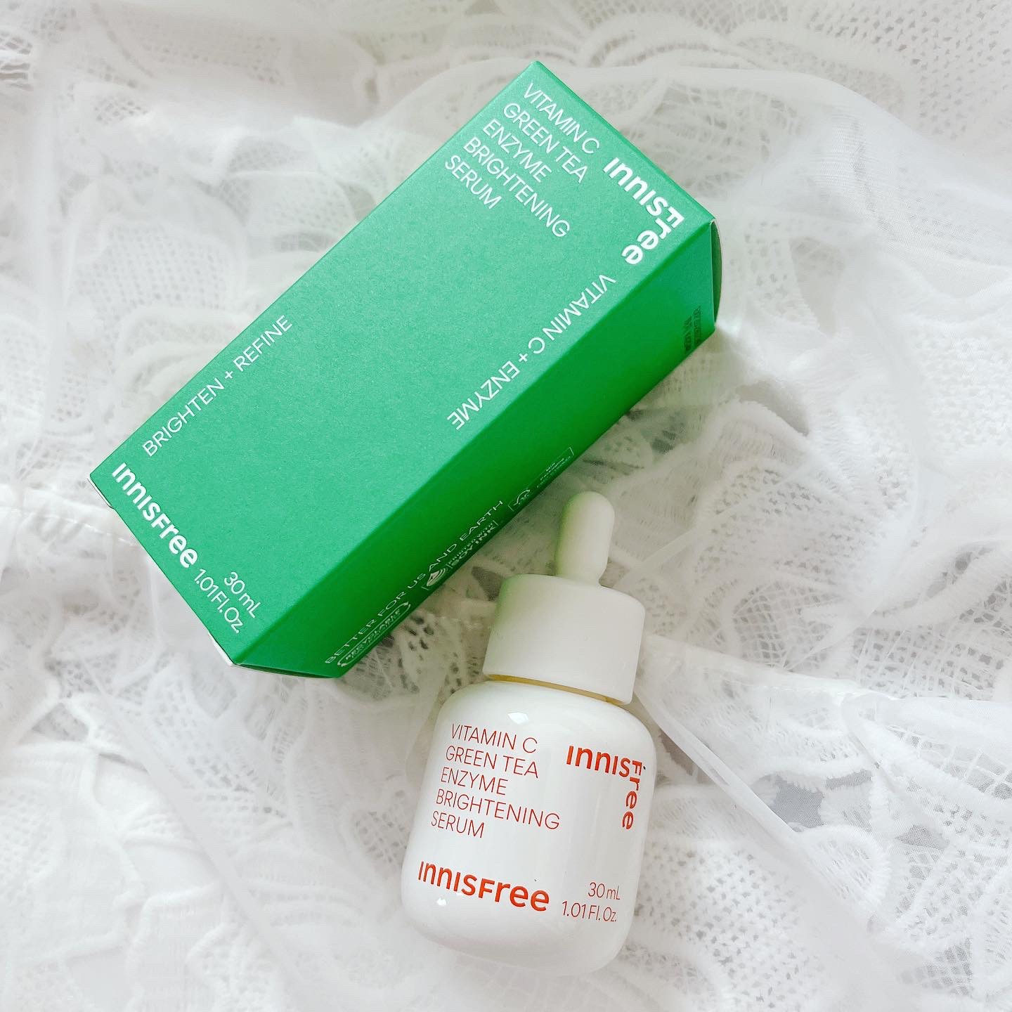 ビタC　グリーンティーエンザイム　ブライト　セラム/innisfree/美容液を使ったクチコミ（1枚目）
