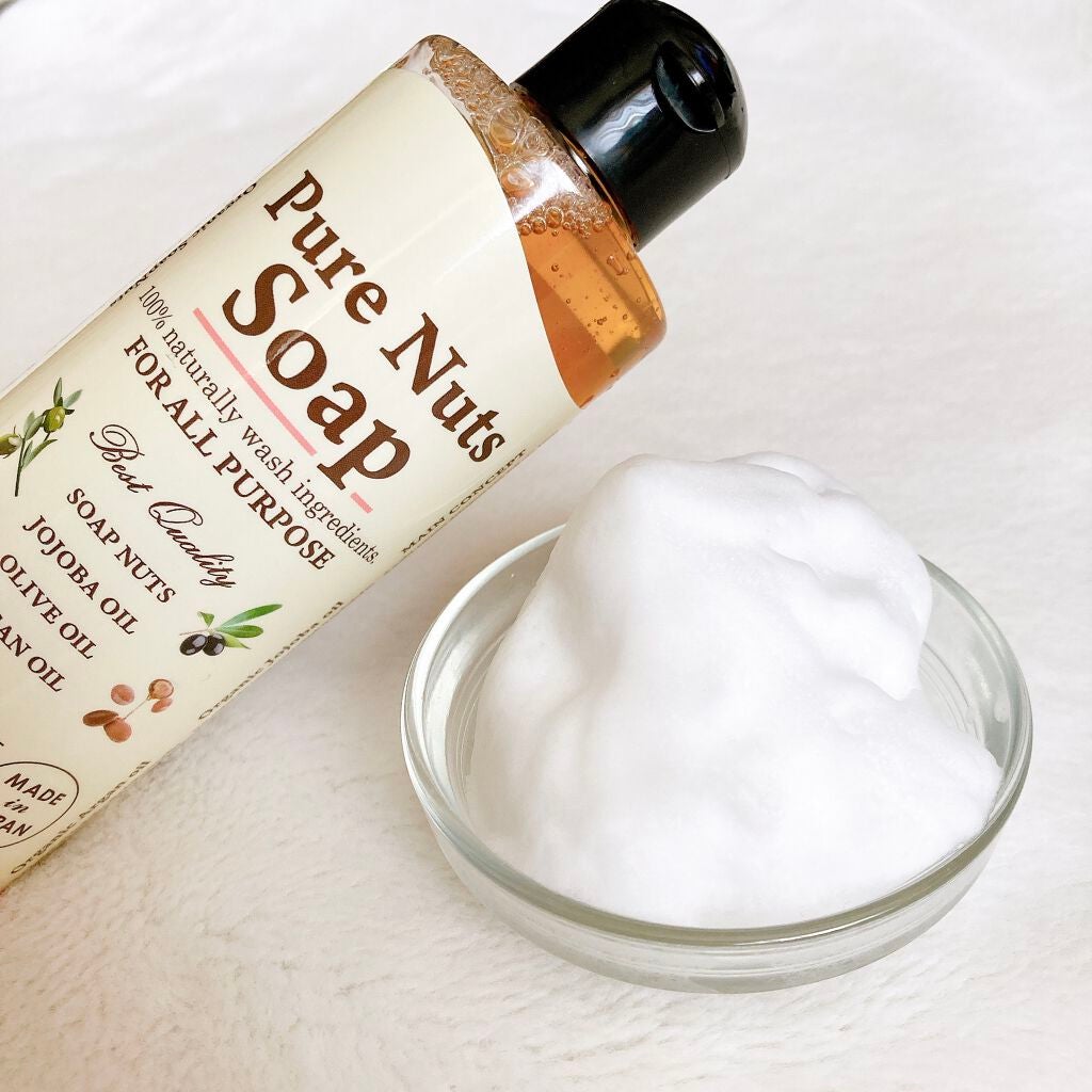 ピュアナッツソープ ホワイトローズの香り/ナチュラセラ/洗顔フォームを使ったクチコミ(3枚目)
