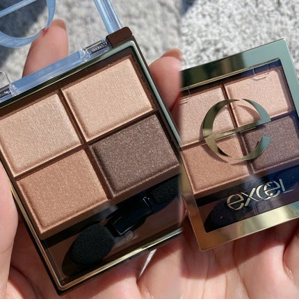 スキニーリッチシャドウ/excel/アイシャドウパレットを使ったクチコミ(4枚目)
