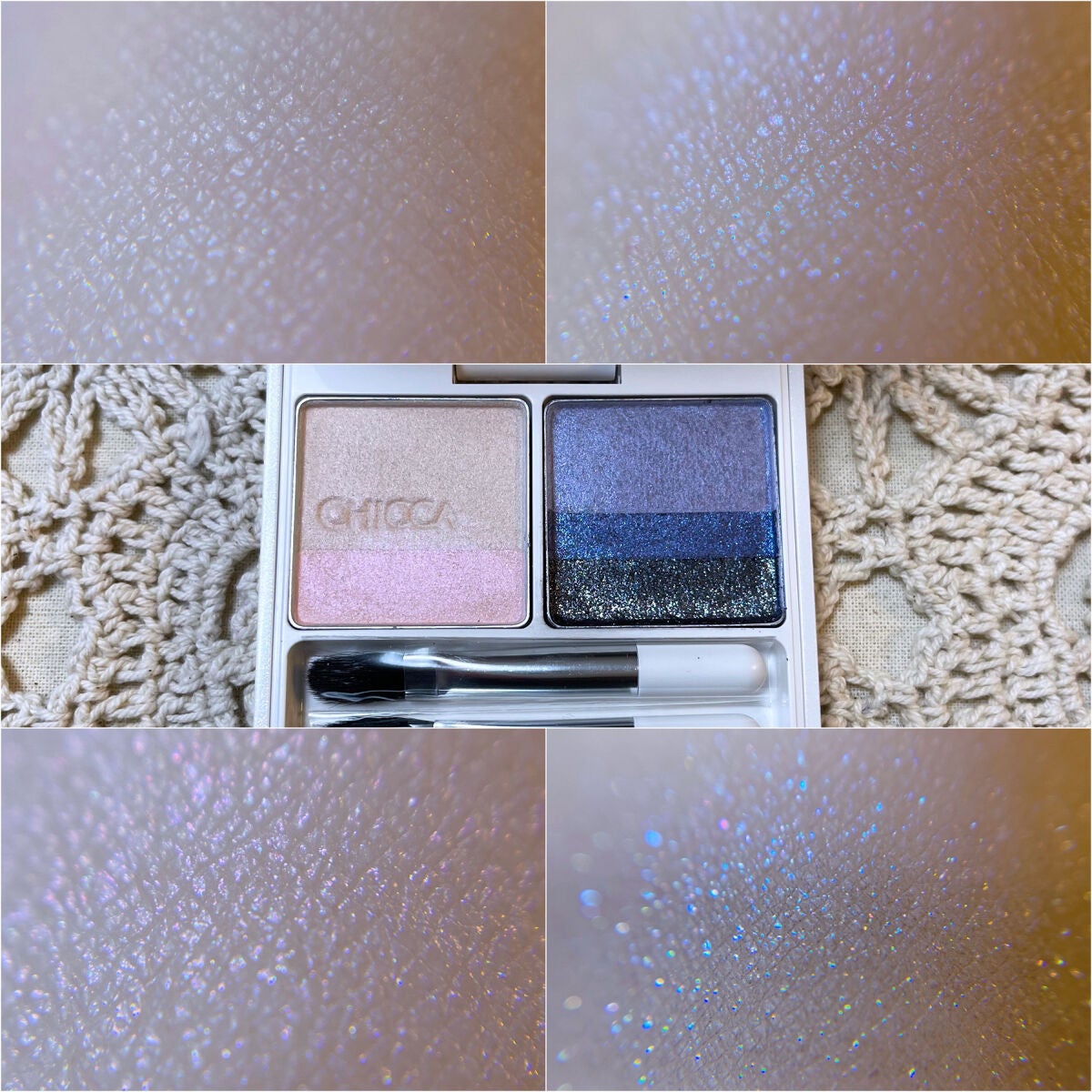 フローレスグロウ リッドテクスチャー アイシャドウ/CHICCA/アイシャドウパレットを使ったクチコミ(5枚目)