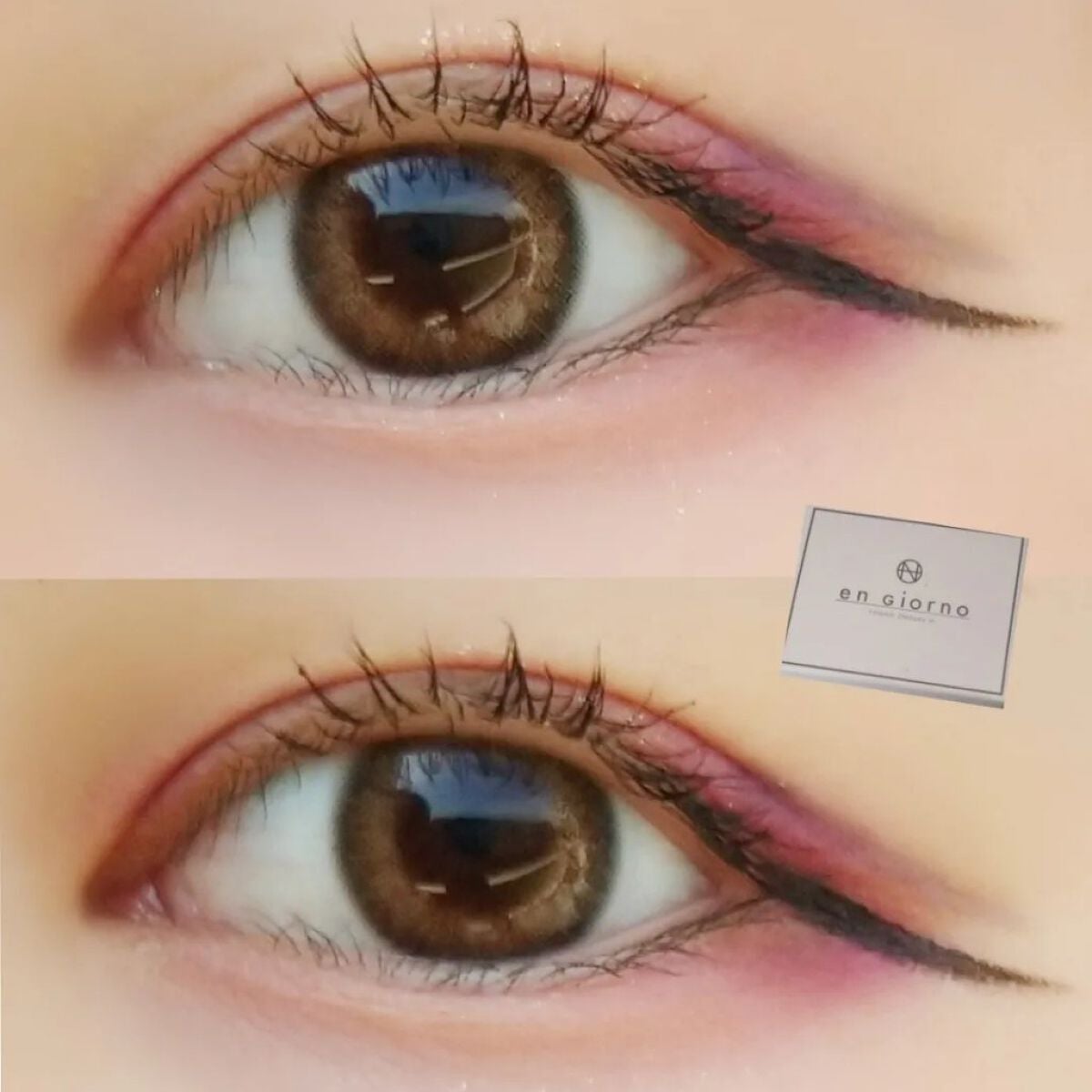 ななみ on LIPS 「@cocobeaumo様の#カラコンレポヘーゼルマ..」(1枚目)