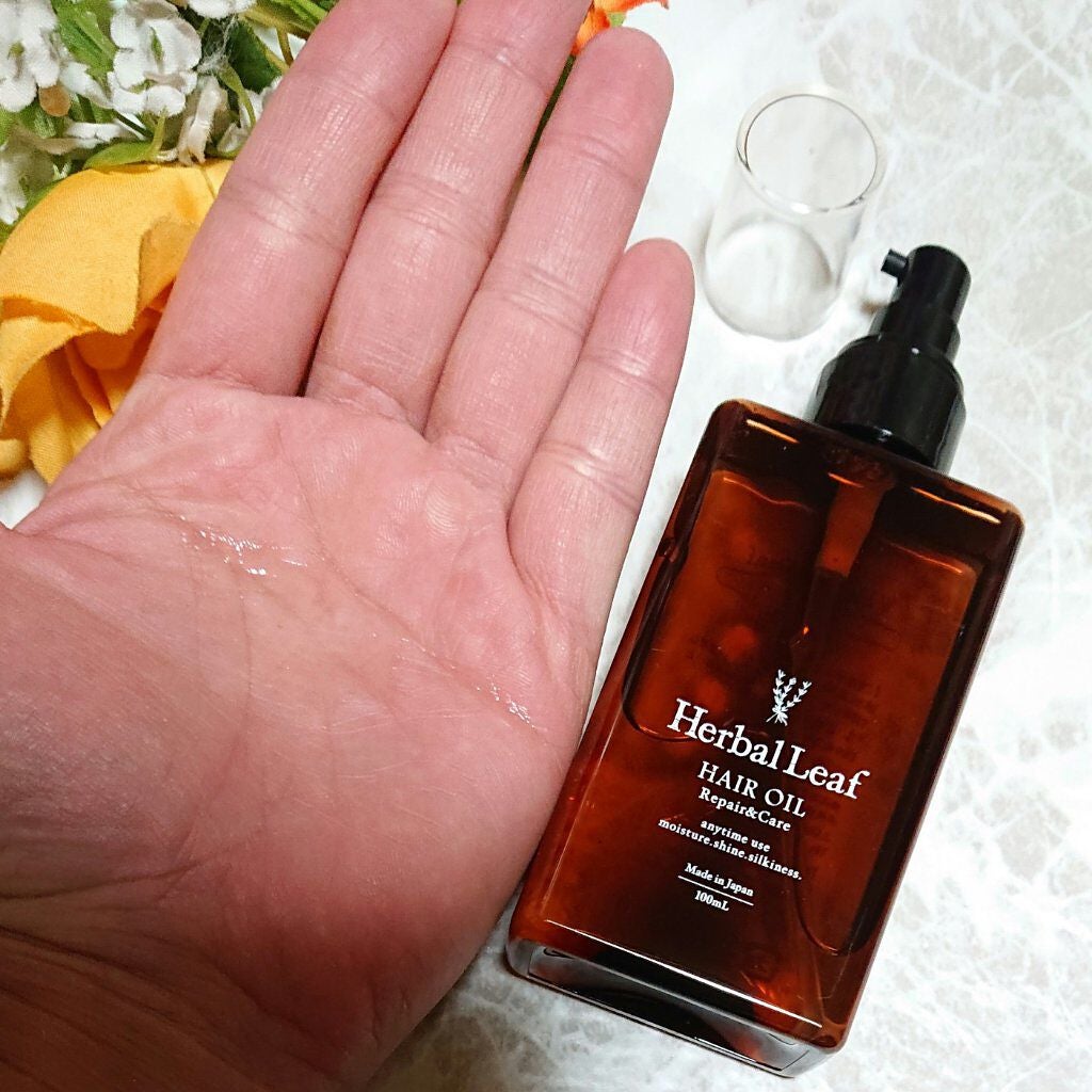 オーガニックヘアオイル フレッシュティーの香り/ハーバルリーフ/ヘアオイルを使ったクチコミ(4枚目)