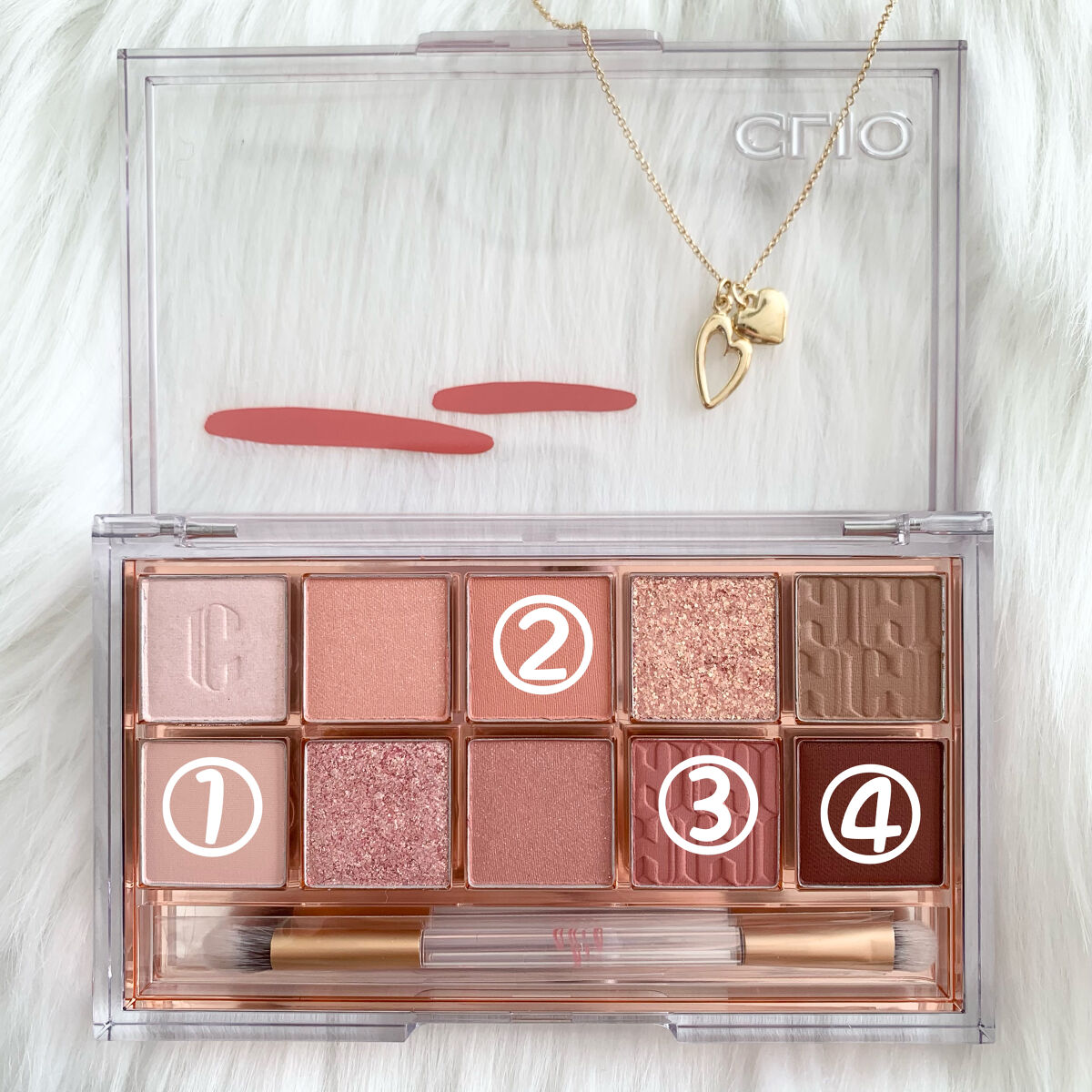 アイブロー・ペンシル&パウダー  ダークブラウン/無印良品/パウダーアイブロウを使ったクチコミ（2枚目）