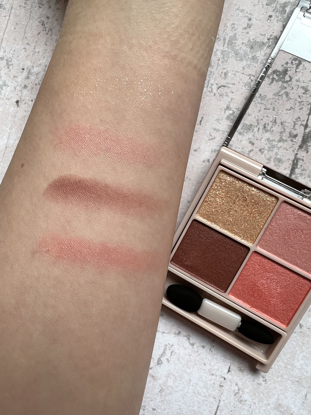 シルキースフレアイズ（マットタイプ）/キャンメイク/アイシャドウパレットを使ったクチコミ（2枚目）