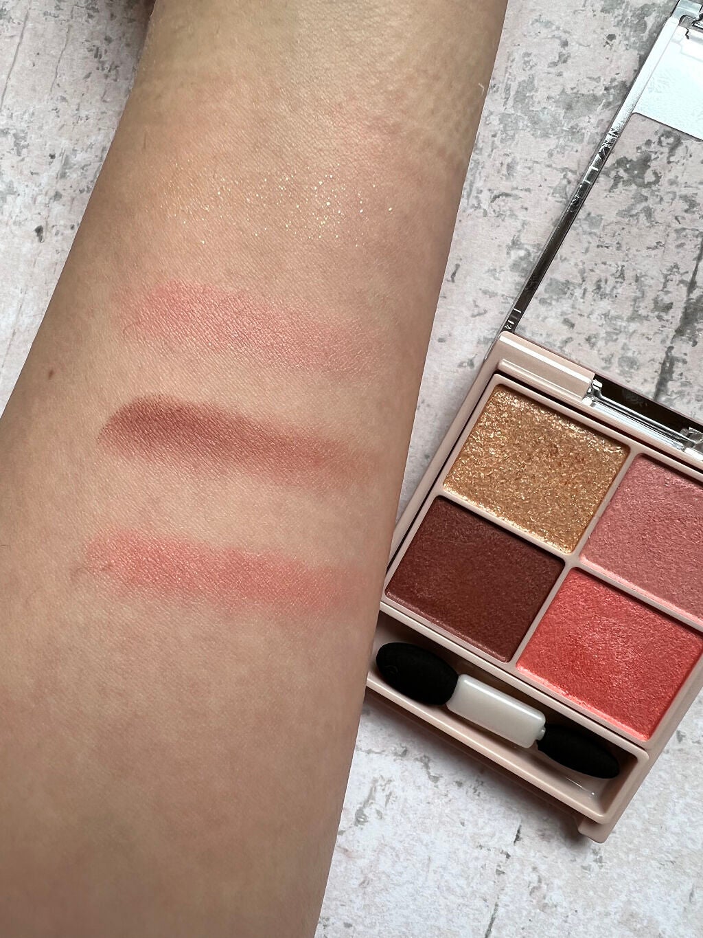 シルキースフレアイズ(マットタイプ)/キャンメイク/アイシャドウパレットを使ったクチコミ(2枚目)