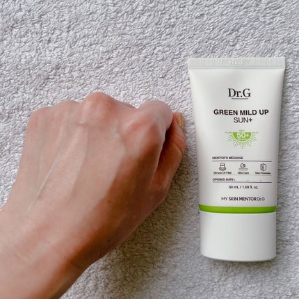 グリーンマイルドアップサンプラス/Dr.G/日焼け止めクリームを使ったクチコミ(10枚目)