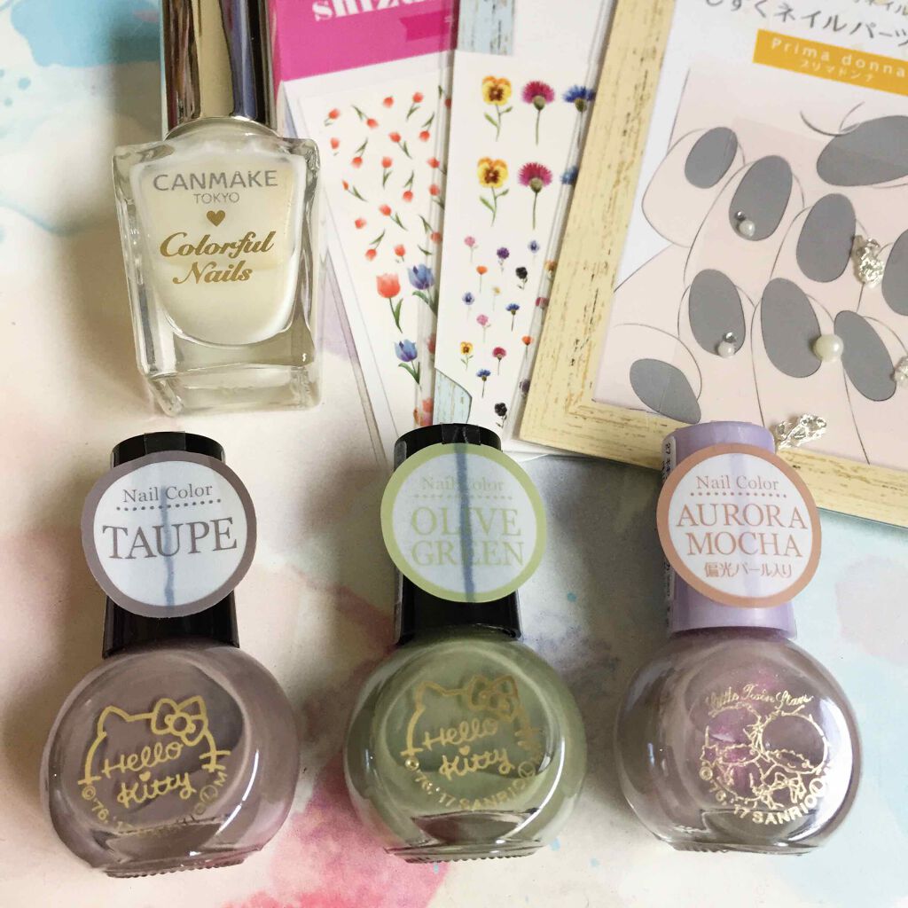 しずくネイルシール/キャンドゥ/ネイルシールを使ったクチコミ（2枚目）