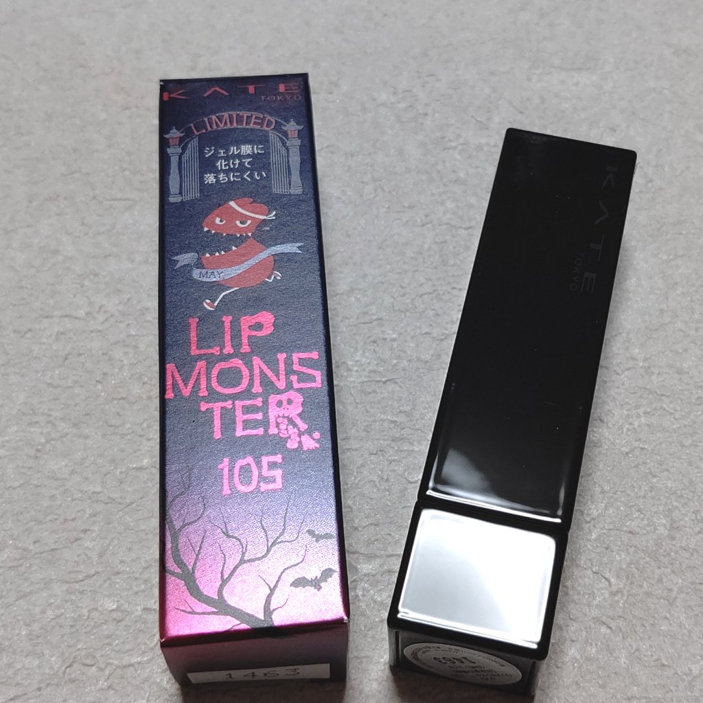 ケイト リップモンスター 105 日没後の情熱(限定色)/KATE/口紅を使ったクチコミ（1枚目）