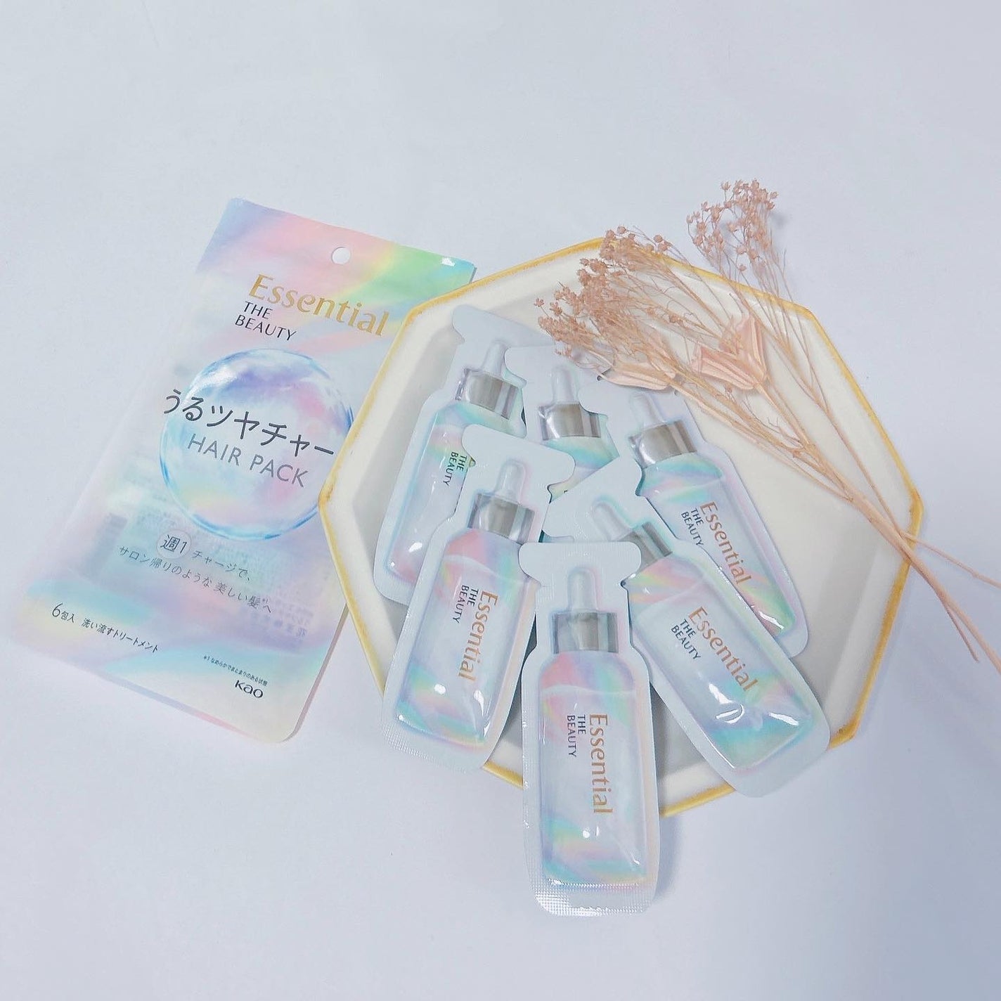 ザビューティ うるツヤチャージヘアパック/エッセンシャル/ヘアマスク・ヘアパックを使ったクチコミ(2枚目)