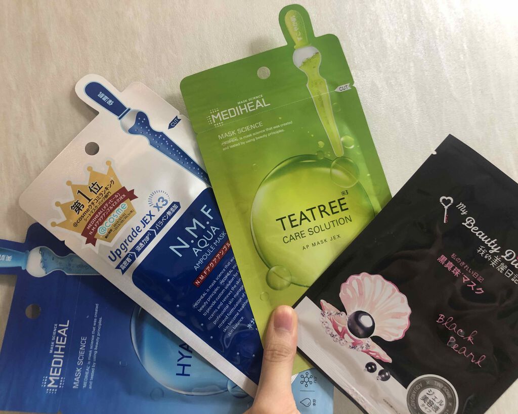 ティーツリーケアソリューション アンプルマスクJEX/MEDIHEAL/シートマスク・パックを使ったクチコミ（1枚目）