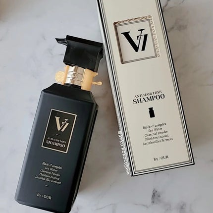by : OUR V7 アンチヘアロス シャンプーのクチコミ「いい香りのラグジュアリーシャンプー
by.OUR
ANTI HAIR LOSS SHAM.....」(2枚目)