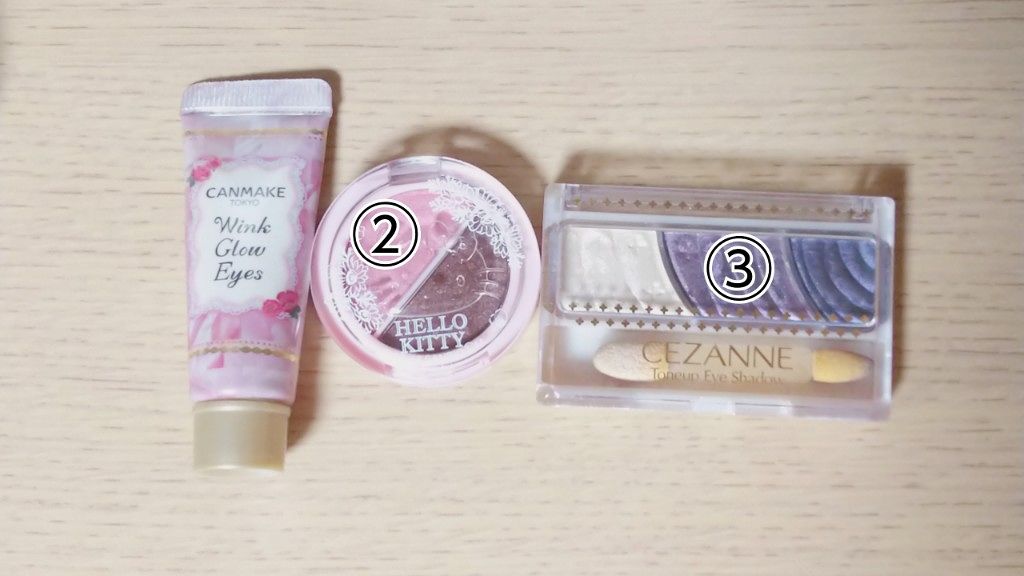 トーンアップアイシャドウ/CEZANNE/アイシャドウパレットを使ったクチコミ（2枚目）