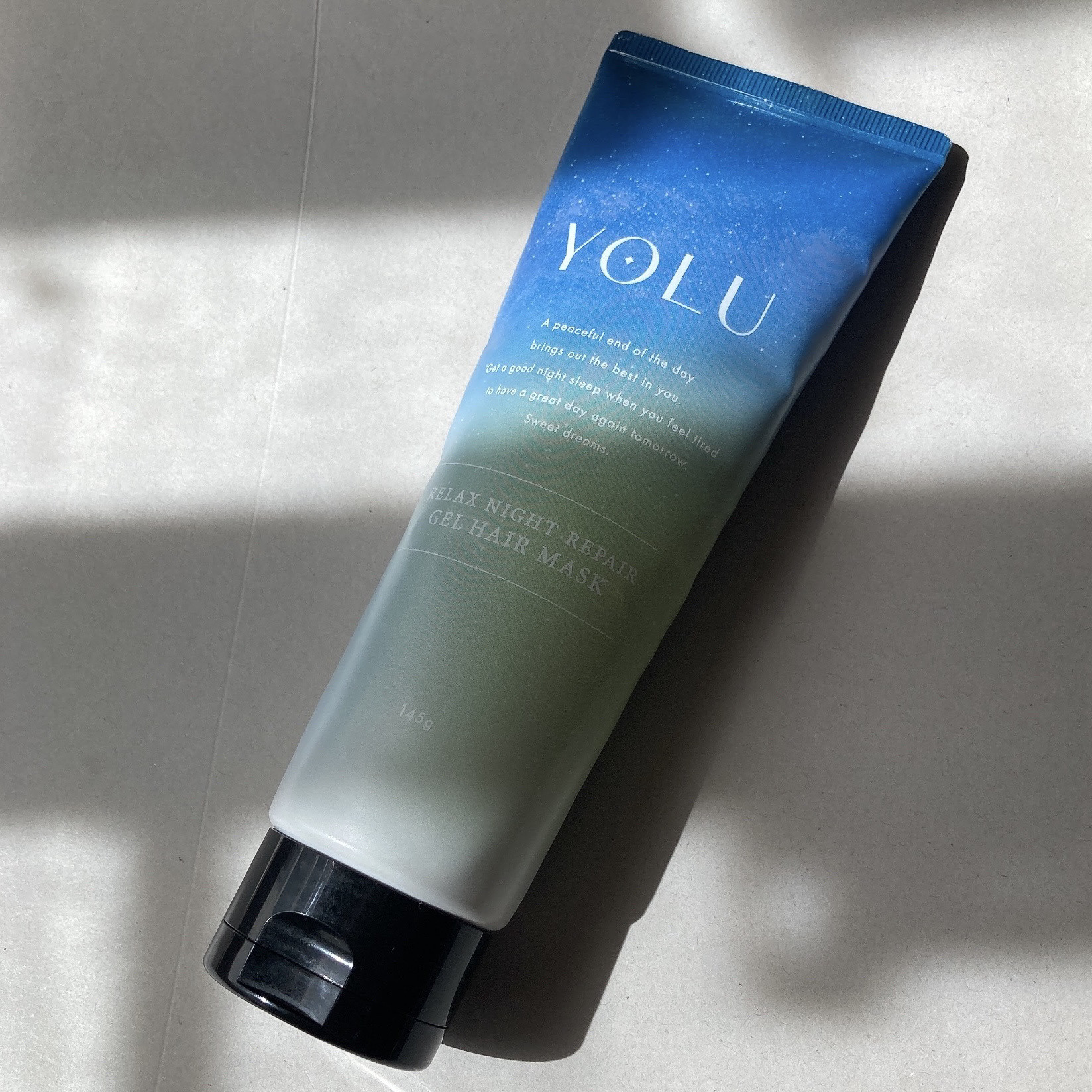 ヨル チュベローズ リラックスナイトリペアジェルヘアマスク/YOLU/ヘアマスク・ヘアパックを使ったクチコミ（2枚目）