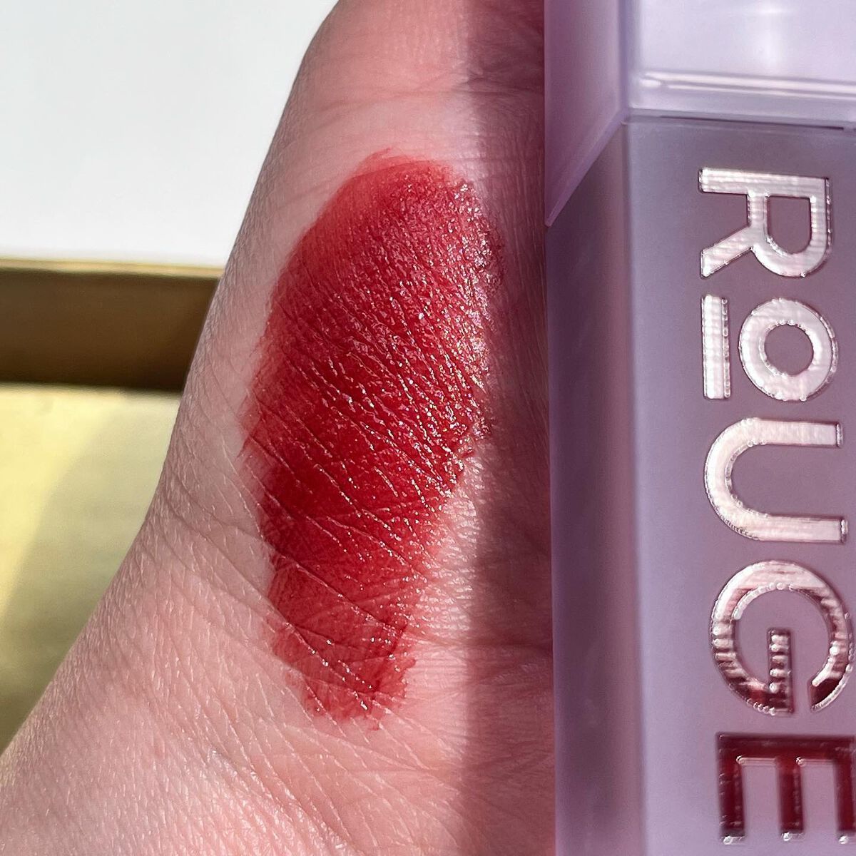 ダブルレイヤーオーバーベルベットティント/BLACK ROUGE/リップティントを使ったクチコミ(4枚目)