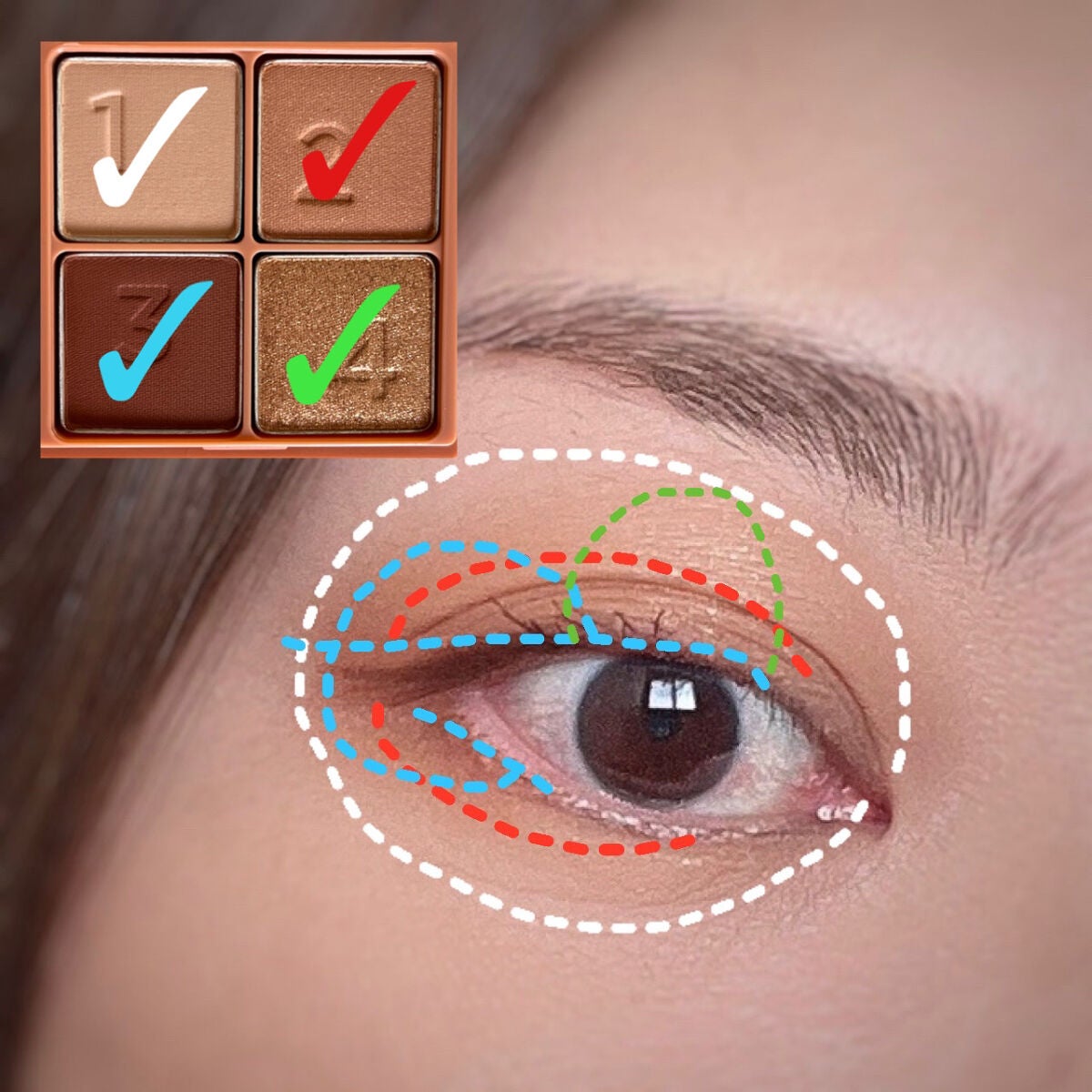 マルチキューブ/i’m meme/アイシャドウパレットを使ったクチコミ(4枚目)