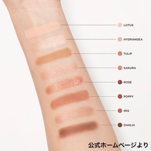 ジャパン イン ブルーム アイシャドウ パレット/ローラ メルシエ/アイシャドウパレットを使ったクチコミ(5枚目)