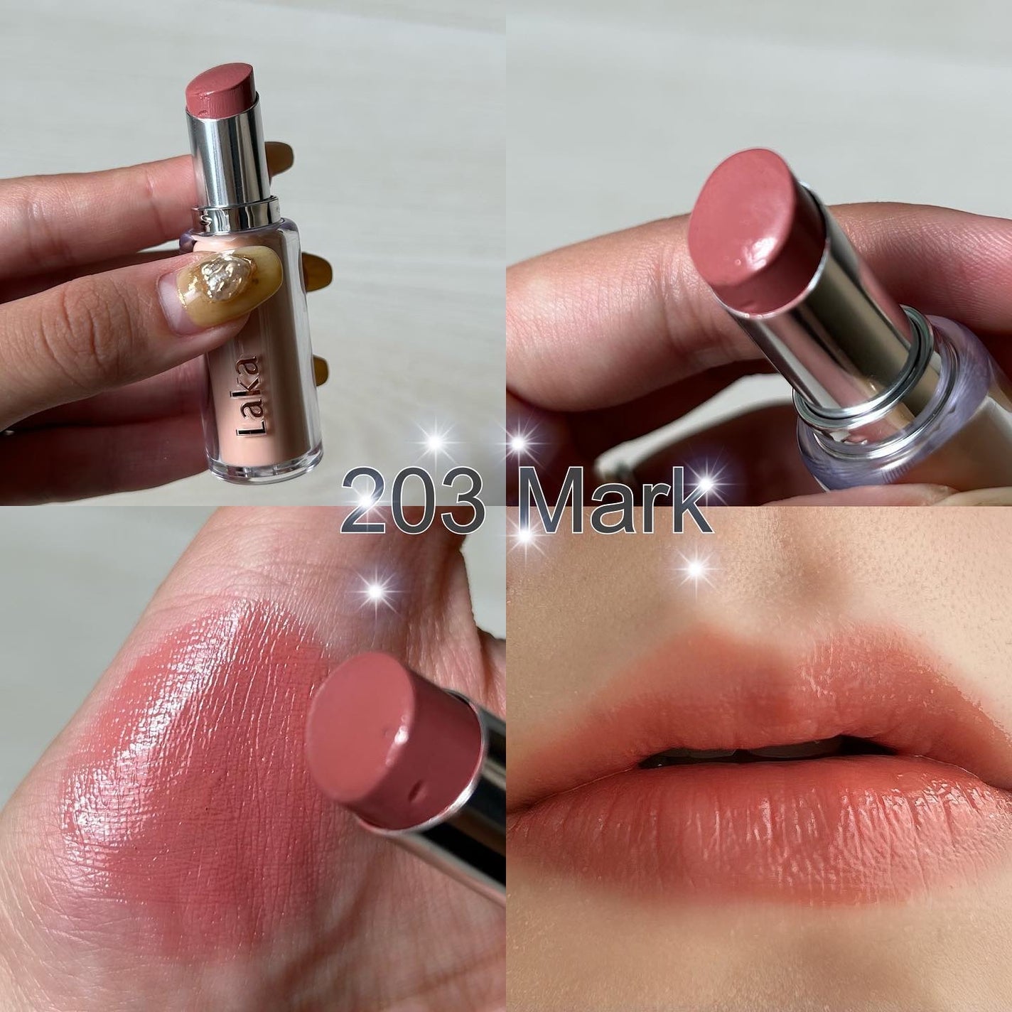 ボンディンググロウリップスティック/Laka/口紅を使ったクチコミ(2枚目)