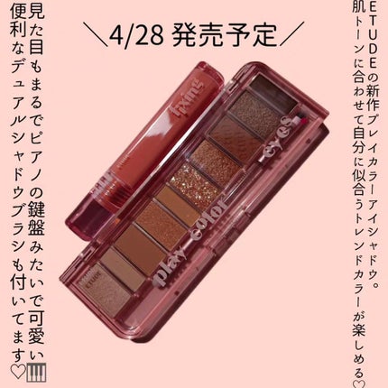 プレイカラー アイシャドウ/ETUDE/アイシャドウパレットを使ったクチコミ(2枚目)