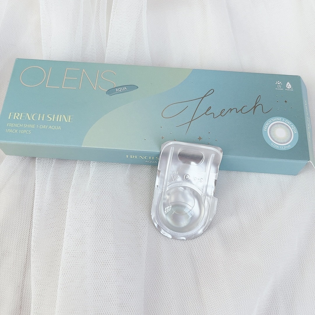 FrenchShine1day/OLENS/ワンデー（１DAY）カラコンを使ったクチコミ（2枚目）