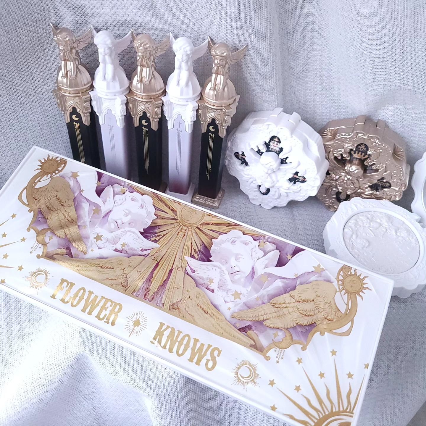 リトルエンジェル12色アイシャドウパレット/FlowerKnows/アイシャドウパレットを使ったクチコミ（2枚目）