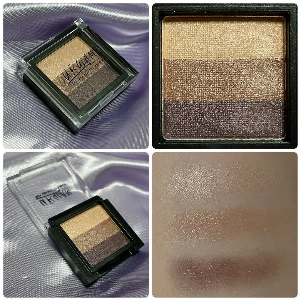 UR GLAM GRADATION EYESHADOW/U R GLAM/アイシャドウパレットを使ったクチコミ(3枚目)