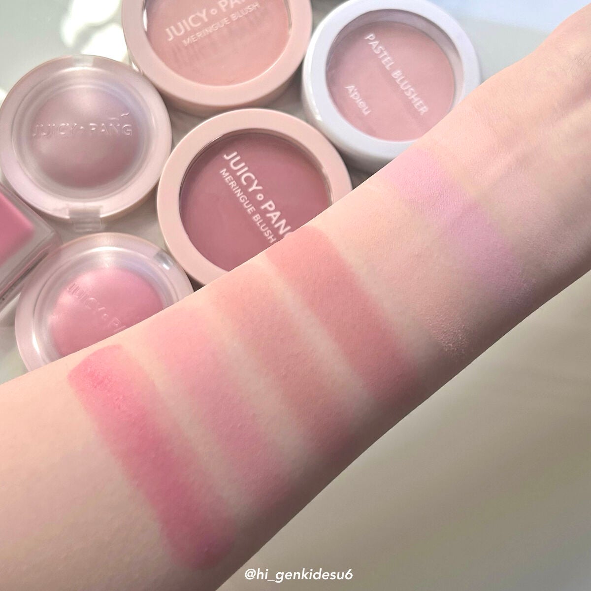 アピュー パステルブラッシャー/A’pieu/パウダーチークを使ったクチコミ(1枚目)