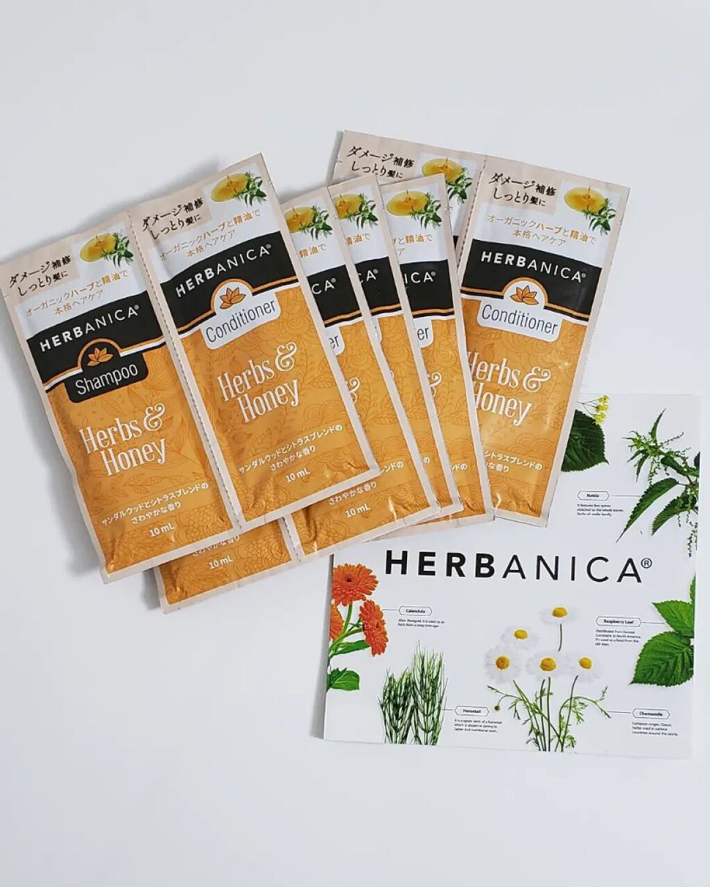 シャンプー ハーブ＆ハニー／コンディショナー ハーブ&ハニー/ハーバニカ/市販シャンプーを使ったクチコミ（1枚目）