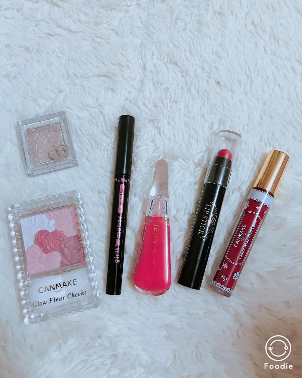 グロウフルールチークス/キャンメイク/パウダーチークを使ったクチコミ（1枚目）