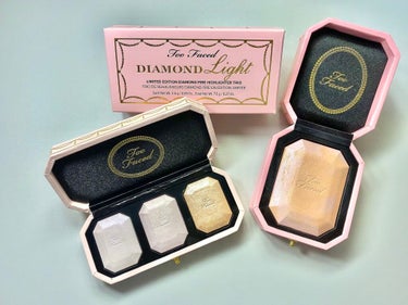 ～ダイヤモンドライト シリーズ～ マルチユース ハイライター トリオ/Too Faced/ハイライトを使ったクチコミ（3枚目）