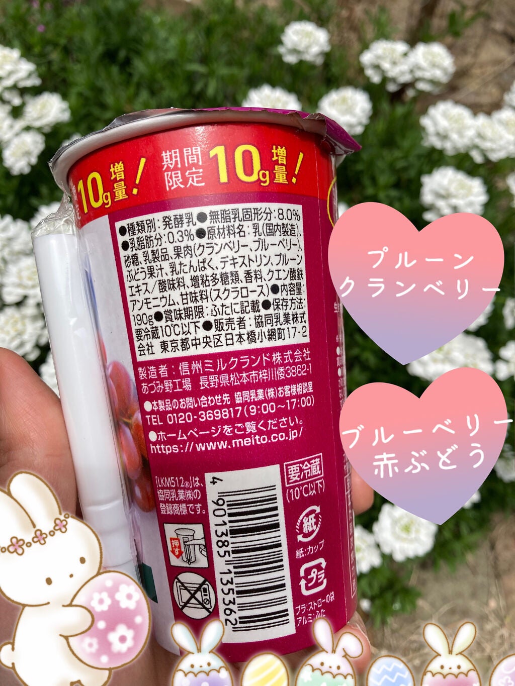 果実のおいしさ 1日分の鉄分 のむヨーグルト/メイトー/飲むヨーグルトを使ったクチコミ(2枚目)