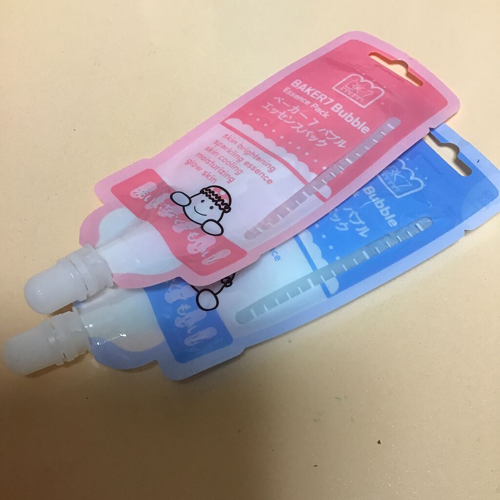 マジックバブルエッセンスパック(ブルー)/BAKER7/洗い流すパック・マスクを使ったクチコミ(2枚目)