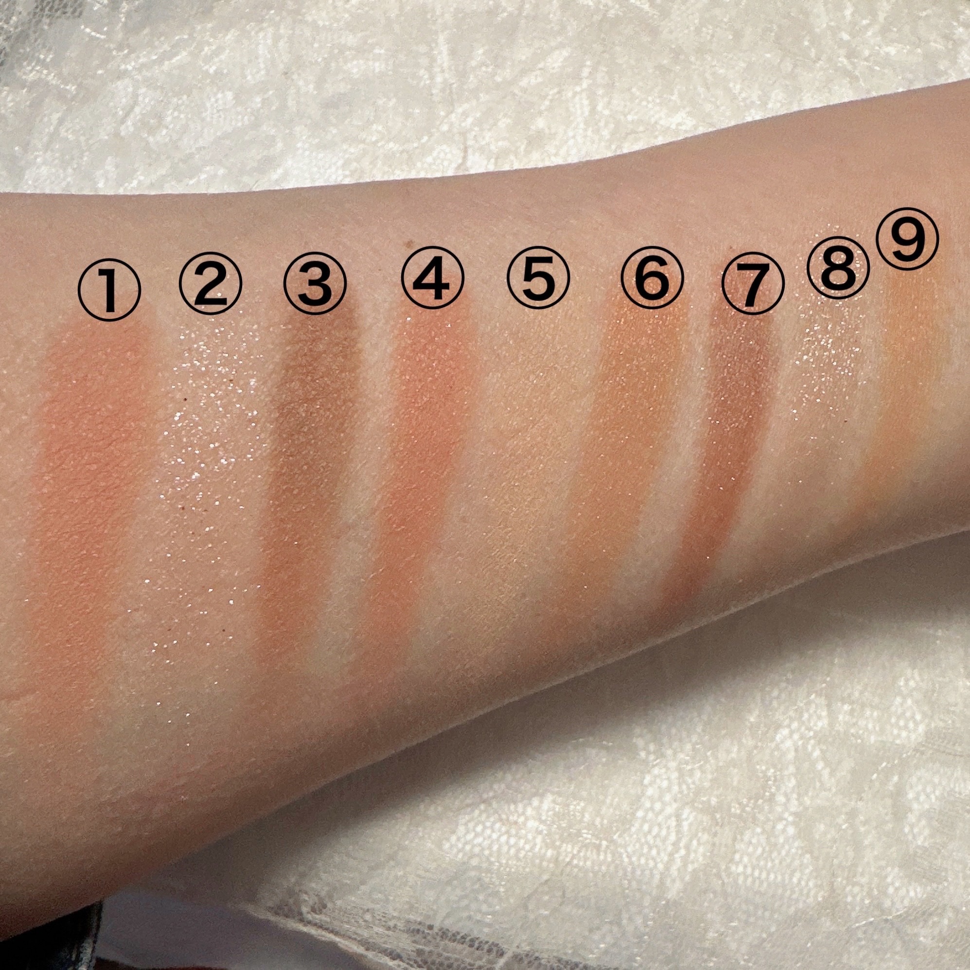 ソフトクレイビームアイシャドウパレット 01 ジェレガントグロー/AMIOK/ジェル・クリームアイシャドウを使ったクチコミ（3枚目）